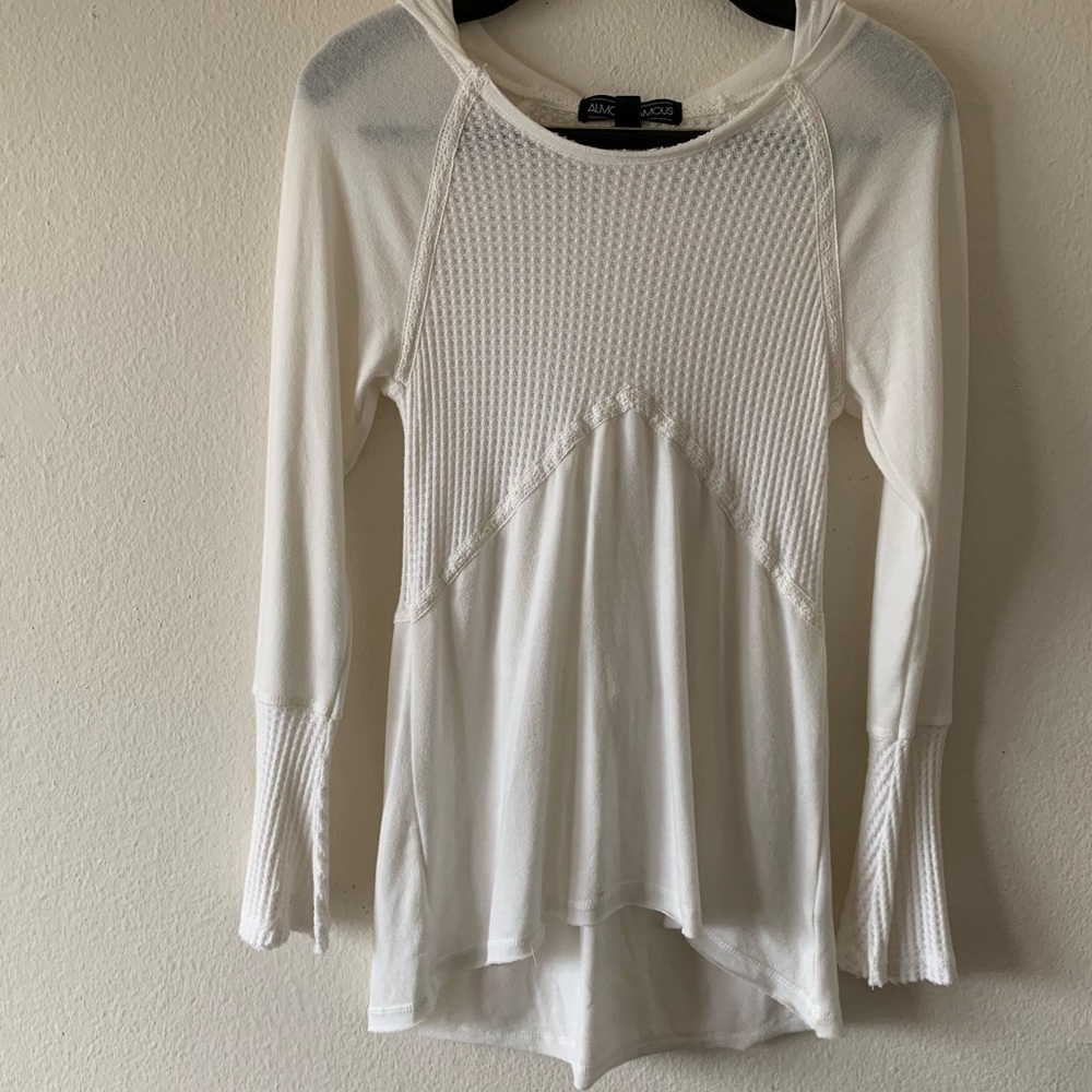 White Sweater Blouse